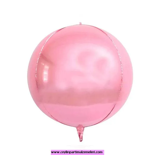4D Pembe Folyo Balon